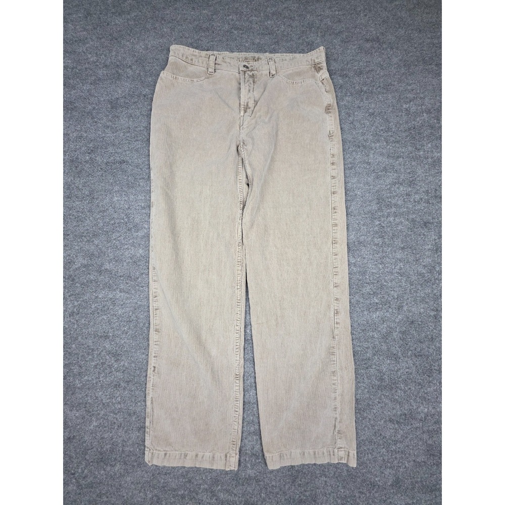 Vintage Gramicci Corduroy Pants Women's Large (14/16) Beige Brown Straight Leg